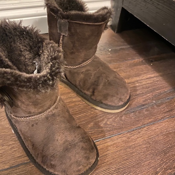 Pegis toddler Girls ugg like Boots sz 13 - Picture 3 of 6